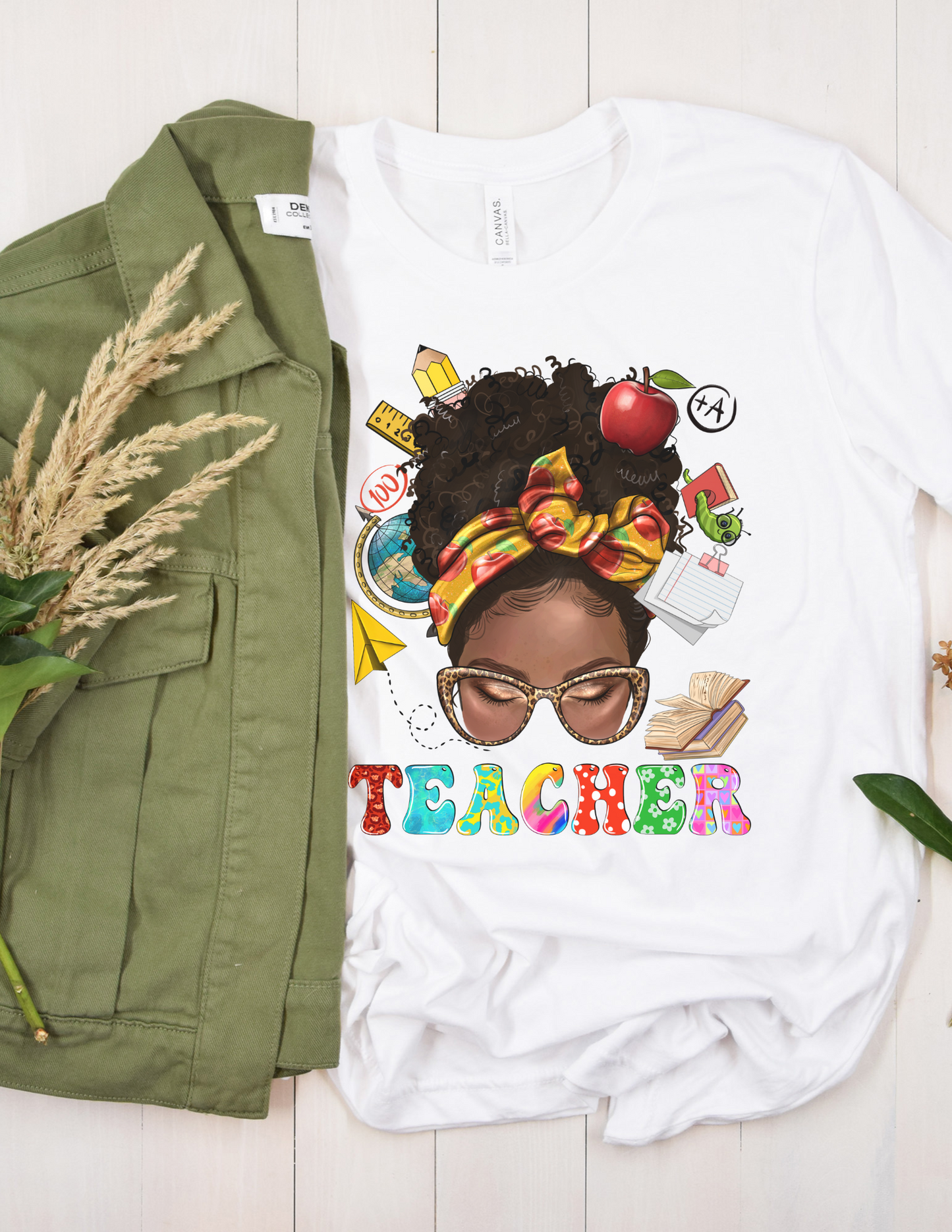 Teacher Messy Bun