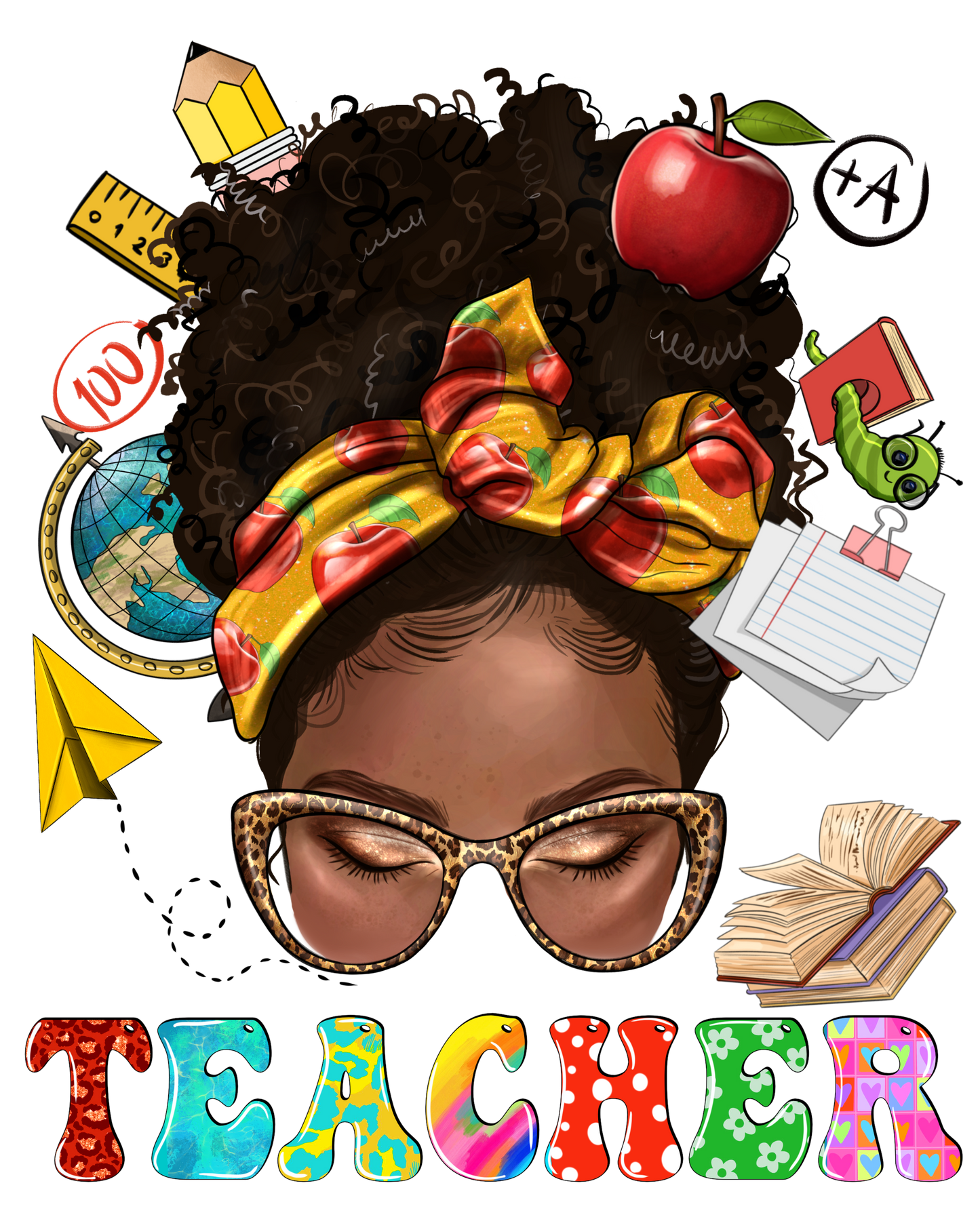 Teacher Messy Bun